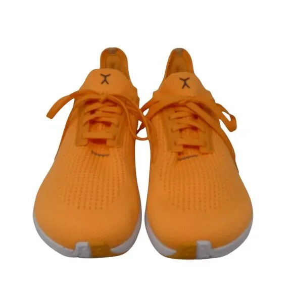 Flux Adapt Cantaloupe Orange Breathable Knit Runners Sneakers - Picture 6 of 12